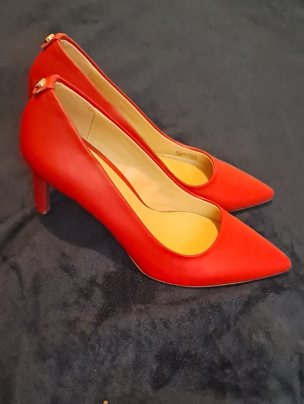 Michael Kors Red Pointed-Toe Stiletto Pumps